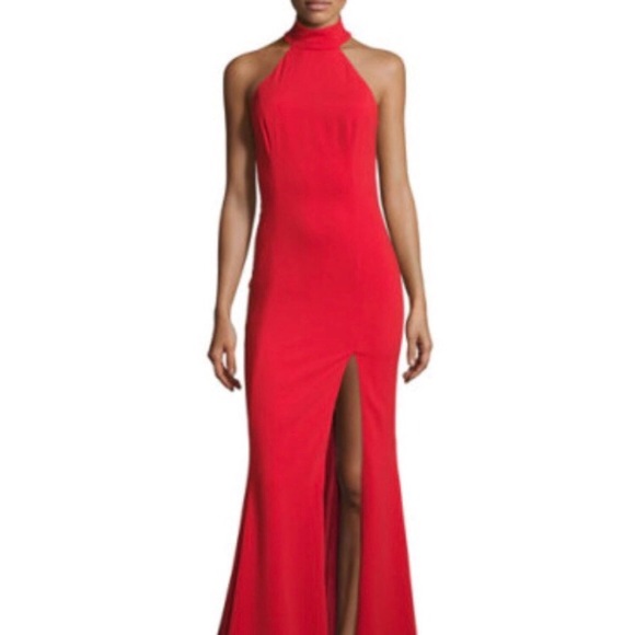 jay godfrey red gown